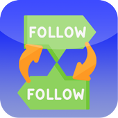Follow me follow you icon