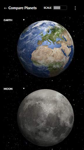 3D Planet Comparison screenshot 1