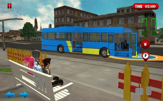 School Bus 2018: Winter Bus Driver Simulator 3D🚌 screenshot 5
