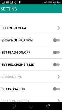 Spy/Secret Camera Recording screenshot 3