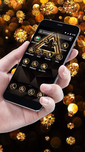GoldenTriangle-APUS Launcher theme for Andriod screenshot 1