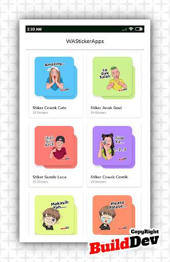 Kumpulan Stiker WA Keren 2021 WAStickerApps screenshot 2