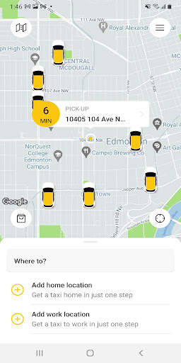 Greater Edmonton Yellow Cab screenshot 2