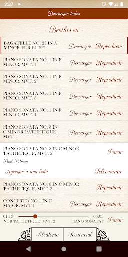 Despertador de Música Clásica screenshot 5