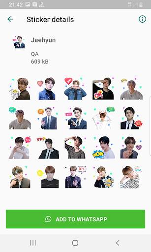NCT 127 WAStickerApps KPOP Idol for Whatsapp screenshot 3