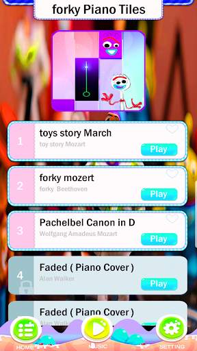 Magic Piano forky game tiles screenshot 2