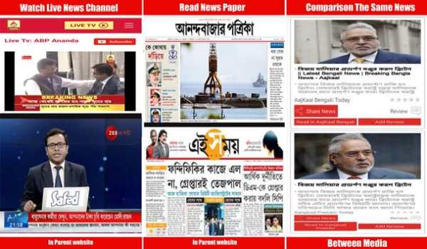 Bengali News:ABP Ananda,Ei Samay,Zee Bangla,Ebela screenshot 3