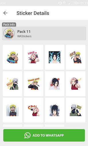 Anime Sticker For WhatsApp - Manga WAStickerApps screenshot 1