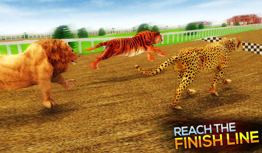 Real Safari Animal Racing Simulator - Wild Race 3D screenshot 6
