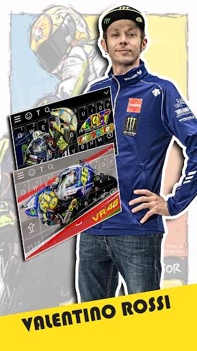 Valentino Rossi Theme Keyboard 2020 screenshot 2