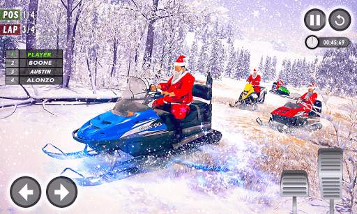 Santa Atv Snow Bike Racing 2021 : Quad Bike Race screenshot 3
