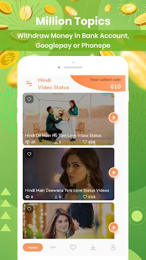 Hindi Video Status For Whatsapp - Win cash screenshot 3