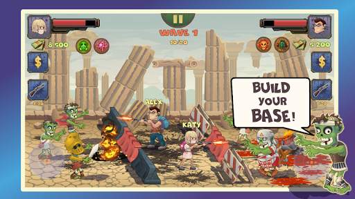 Two guys & Zombies 2 (two-play 2 تصوير الشاشة