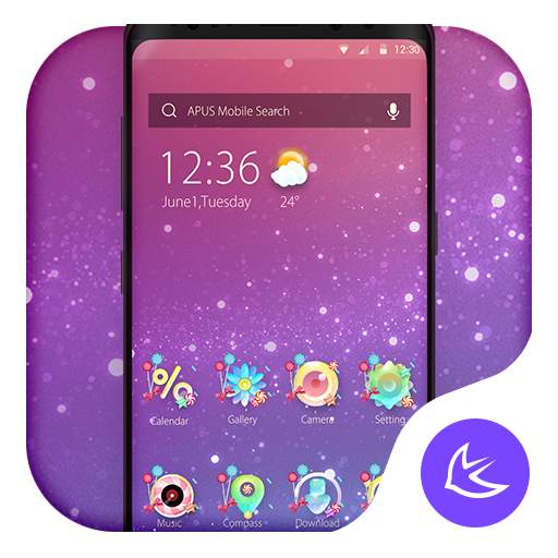 Lovely Colorful Candy Theme &HD Wallpapers 68.0.1001