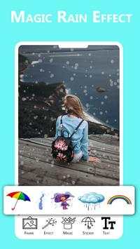 Magic Rain Photo Effect 3 تصوير الشاشة