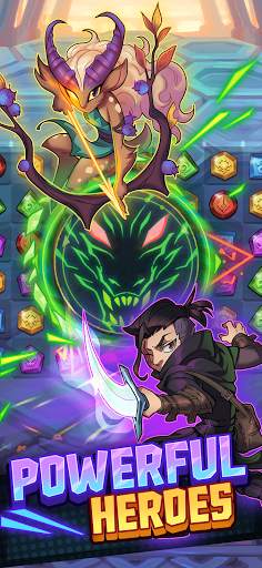 Puzzle Brawl - Match 3 RPG & PvP Battle Tactics screenshot 3
