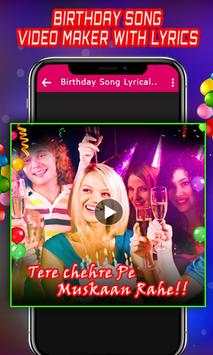 Birthday wishes – Lyrical Birthday Video Maker screenshot 3