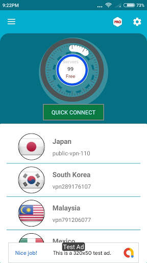 Rocket vpn screenshot 2