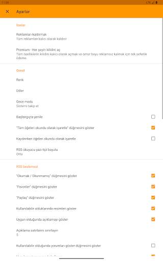 Çevrimdışı RSS Okuyucu screenshot 8