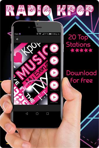 radio kpop fm online korea music station free app screenshot 2