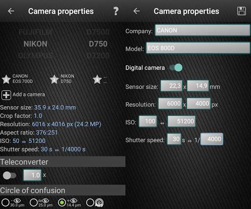 Photographer's companion 13 تصوير الشاشة