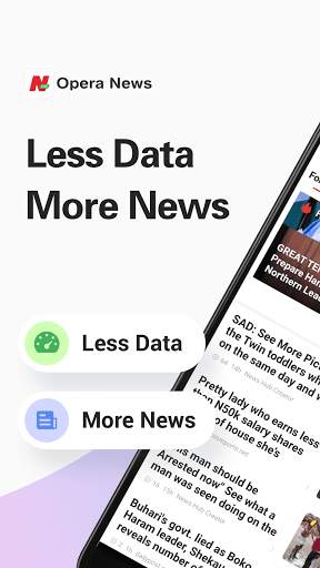 Opera News Lite - Data Hemat, Banyak Berita screenshot 1