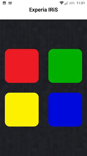 Experia IRiS  App screenshot 2