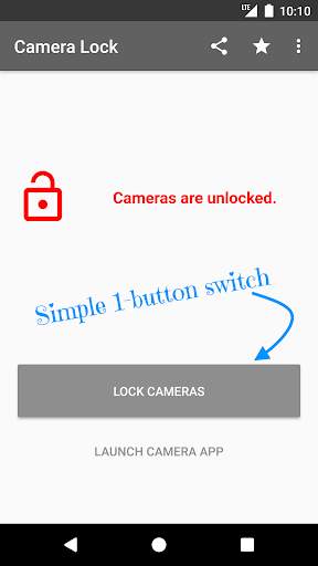 Camera Lock – Phone & Tablet Camera Security App 2 تصوير الشاشة