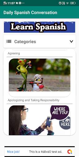 Learn Spanish Conversation Sentence of Daily Use screenshot 5