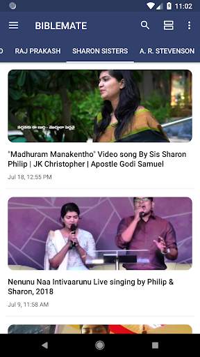 Biblemate - Telugu Christian Bible Messages, Songs screenshot 7