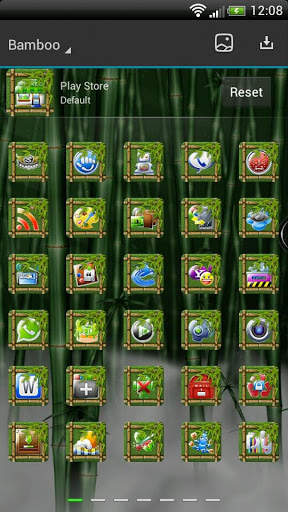 Next Launcher Bamboo Theme screenshot 7