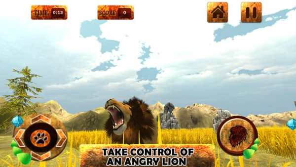 Lion Simulator 3D -Safari Game screenshot 4