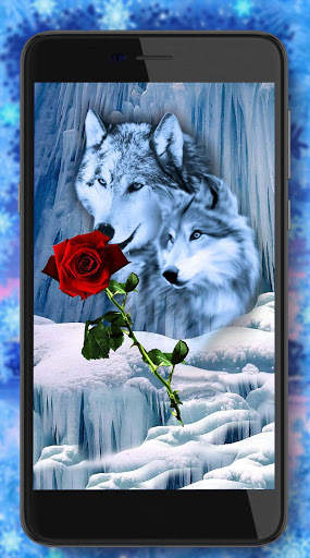 Wolves Roses Live Wallpaper screenshot 4