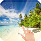 Beach Live wallpaper Magic Touch with Sound icon