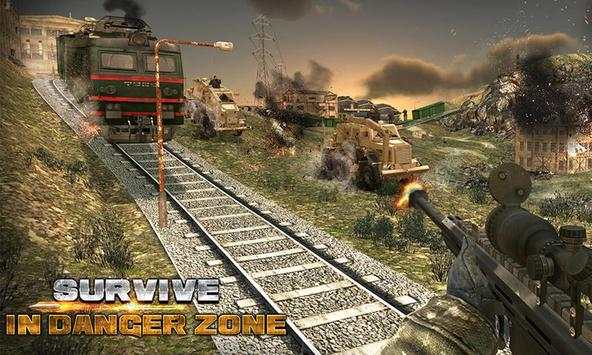 Sniper Kereta Shooter Sim screenshot 1