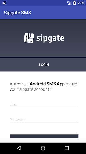 SMS over Wifi (for Sipgate) screenshot 2