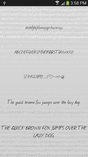 Handwritten Fonts for Android screenshot 5