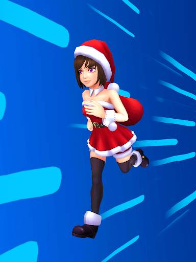 Subway Santa Princess Runner screenshot 2
