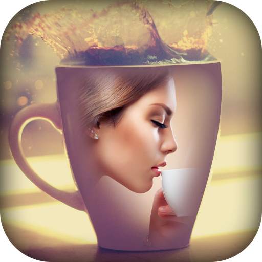 Coffee Cup Photo Frame 1.9