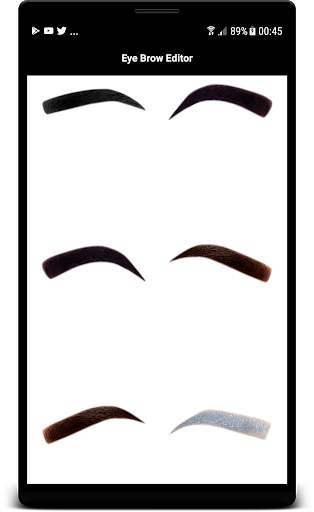 Eyebrow Editor Photo Studio 3 تصوير الشاشة