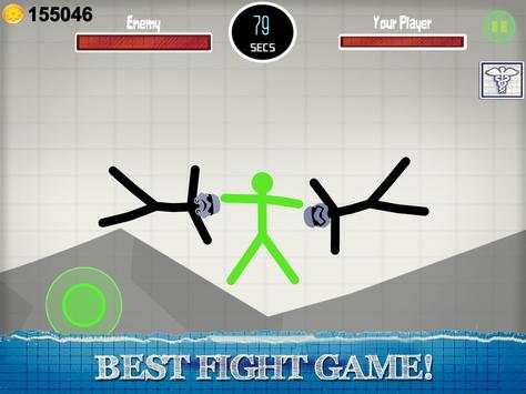 Stickman Fighting games - 2 player Warriors Games screenshot 4