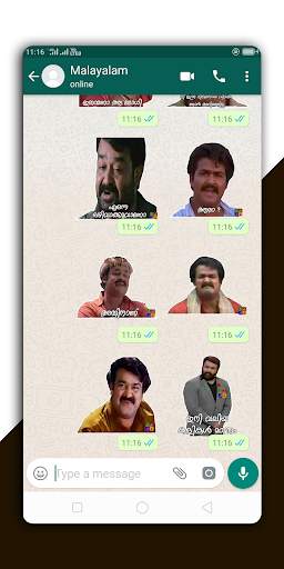 Malayalam WAStickers screenshot 8