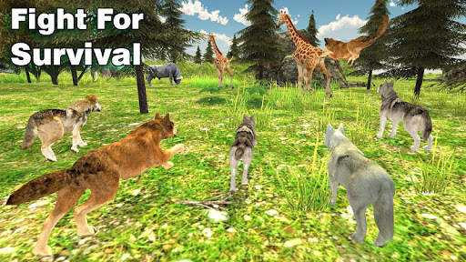 Wolf Family Simulator : RPG Wolf Attack screenshot 1