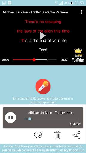 Michael Jackson Karaoké screenshot 4