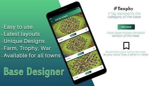 Clash Base Designer, Easy copy screenshot 2