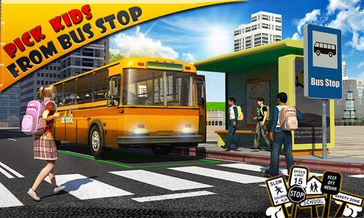 Schoolbus Driver 3D SIM screenshot 1