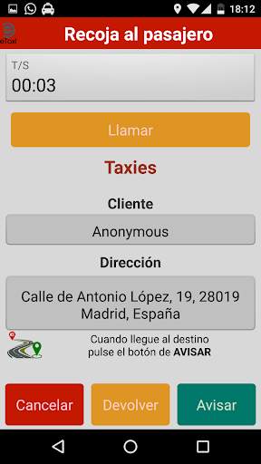 eTaxi (Taxista) screenshot 3