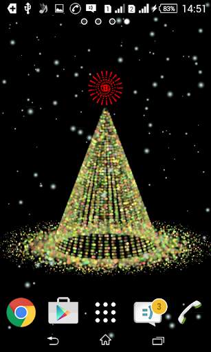 Christmas tree live wallpaper screenshot 2