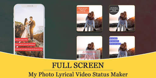 My Photo Full Screen Lyrical Video Status Maker screenshot 2