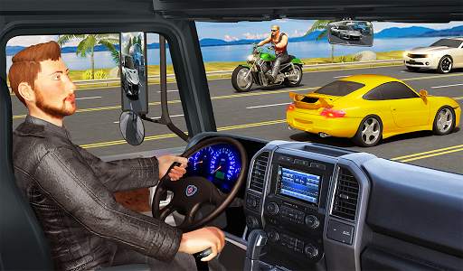 Traffic Highway Truck Racing - Truck Driving screenshot 4